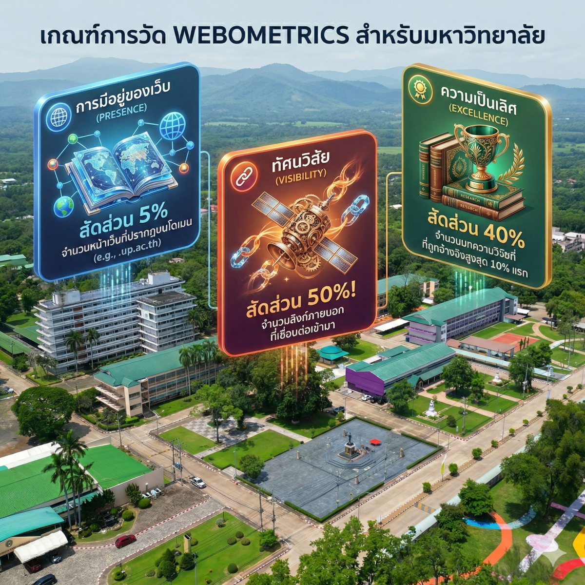 เกณฑ์การวัด webometrics